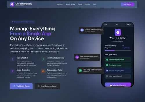Desarrollo de pagina web modernas con Astro JS para onboarding de usuarios a la empresa